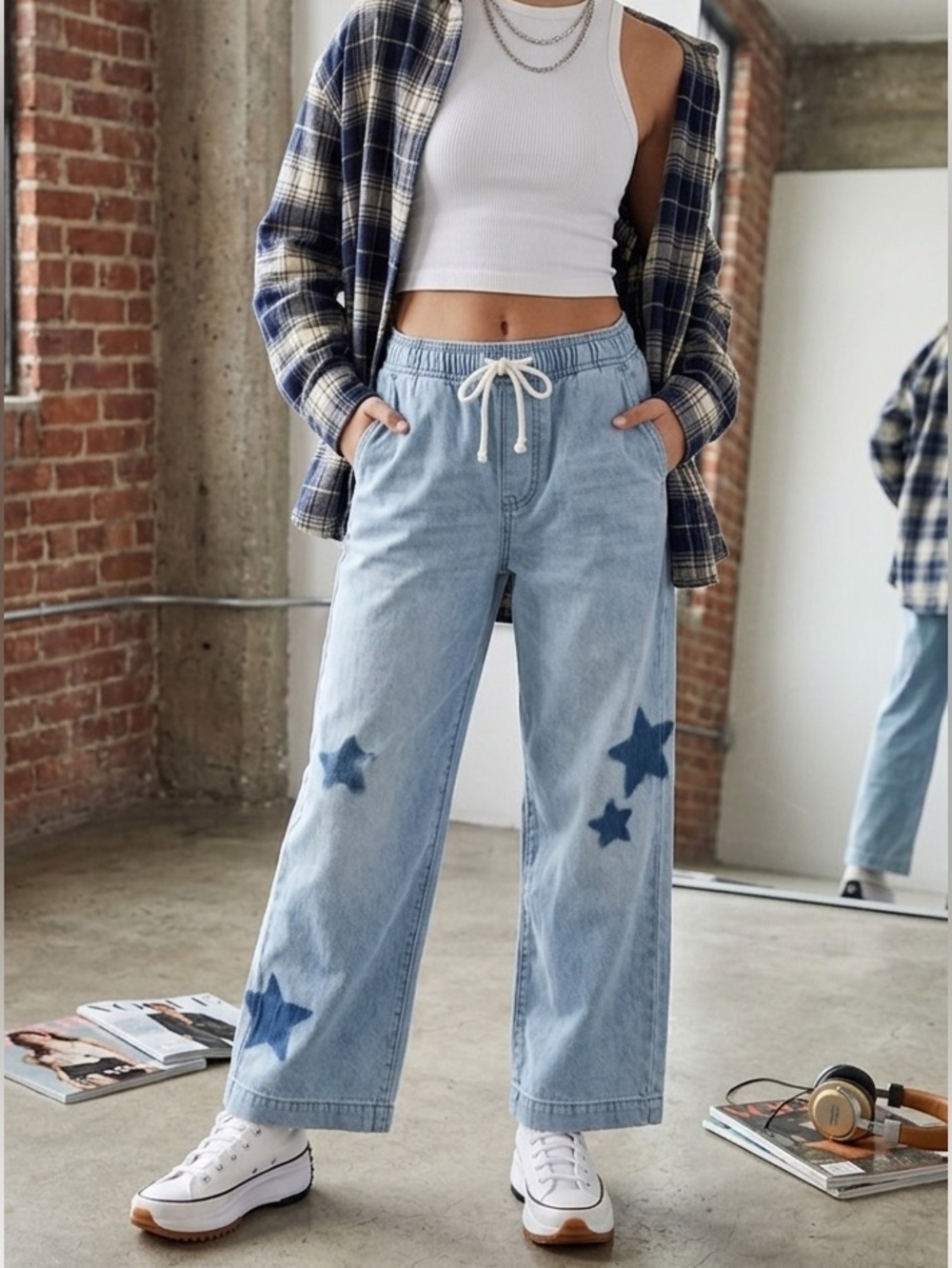 Gap Star Print Pull-On Jeans | Fit Women’s S (2–4) | 29” Inseam
